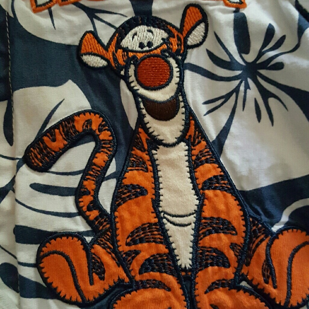 NWOT Disneyland 2pc Short Sleeve/shorts  'TIGGER' Outfit - Picture 2 of 3